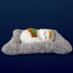 Sleeping Cat Car Dashboard Decor Soft Plush Showpiece for Auto Interior - Image 2