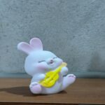 Cute Bunny Playing Guitar Mini Figurine for Desk & Kids Room Decor - Image 5