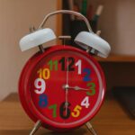 Red Twin Bell Alarm Clock with Colorful Numbers & Loud Ring for Heavy Sleepers - Image 3