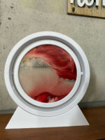 White LED Sand Art Motion Lamp with Ring Light for Home & Bedroom Decor - Image 6