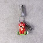 Mix Design Cartoon Nail Cutter Keychain with Mini Nail Clipper (1 Pc)