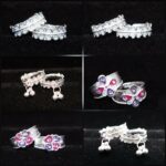 Silver toe ring Bichhiya with Ghungroo for woman and girl Combo Pack of 6 - Image 2