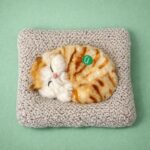 Sleeping Cat Soft Plush Toy Cushion for Car Dashboard, Desk & Home Decor - Image 2