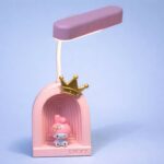 Cute Pink Lucky Cartoon LED Desk Lamp for Kids with Adjustable Neck Light - Image 2