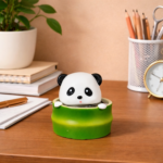 Cute Panda Bobble Head Desk Decor for Kids Room & Office Table - Image 2
