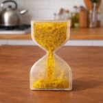 Gold Liquid Sand Timer Hourglass Stress Relief Sensory Toy for Kids - Image 2