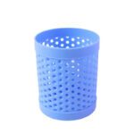 Round Perforated Desk Pen Stand for Office, Study & Home Organization - Image 5