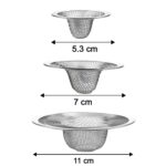 Stainless Steel Sink Drain Strainer Set (3 Pc) - Image 3