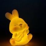 Cute Bunny Playing Guitar Mini Figurine for Desk & Kids Room Decor - Image 2