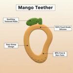 Mango-shaped silicone baby teether - Image 3