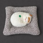 Sleeping Cat Showpiece on Soft Cushion for Home & Office Desk Decor - Image 2