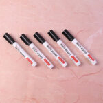 Refillable Whiteboard Black  Marker Pen Set (10 Pcs) – Bold Ink, Easy Erase - Image 2