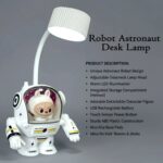 Robot Astronaut LED Desk Lamp with Pencil Sharpener, USB Rechargeable - Image 4