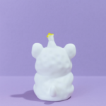 Cute White Bear Holding Blue Star – Adorable Mini Desk Decor | Kids Gift Figurine - Image 5