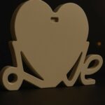 Heart Shape LED Photo Frame with Love Stand – Romantic Gift Frame - Image 4