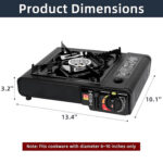 2 IN 1 CAMPING GAS STOVE