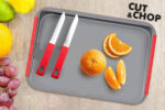 2 IN 1 CUT AND CHOP PLASTIC CHOPPING BOARD - Image 4
