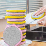 2-IN-1 DISHWASHING SCRUB & SPONGE (SET OF 5)