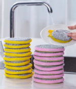 2-IN-1 DISHWASHING SCRUB & SPONGE (SET OF 5) - Image 4