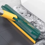 2 IN 1 LONG HANDLE FLOOR CLEANING BRUSH WITH WIPER - Image 4