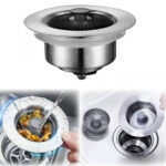 3 IN 1 KITCHEN SINK DRAIN STRAINER STOPPER