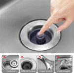 3 IN 1 KITCHEN SINK DRAIN STRAINER STOPPER - Image 4