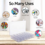 36 GRID COMPARTMENT PLASTIC STORAGE CONTAINERS - Image 7
