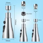 360 DEGREE MOVABLE WATER FAUCET (3 MODE) - Image 10