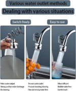 360°ROTATABLE SWIVEL MOVABLE FAUCET - Image 3