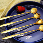 4 PCS GOLDEN SPOON SET