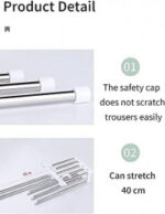 5 IN 1 RACK STAINLESS STEEL CLOOTH HANGER - Image 3