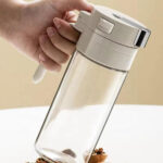 550ML KITCHEN GLASS VINEGAR BOTTLE - Image 3
