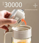 550ML KITCHEN GLASS VINEGAR BOTTLE - Image 4