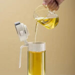 550ML KITCHEN GLASS VINEGAR BOTTLE - Image 5