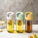 550ML KITCHEN GLASS VINEGAR BOTTLE