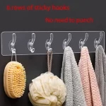 6 ROWS MULTIFUNCTIONAL TRANSPARENT STICKY HOOK - Image 3
