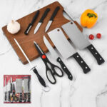 8 IN 1 STAINLESS STEEL KITCHEN KNIFE SETS - Image 5