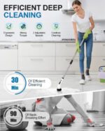 9 IN 1 CORDLESS ELECTRIC SPIN SCRUBBER - Image 2