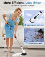 9 IN 1 CORDLESS ELECTRIC SPIN SCRUBBER - Image 5