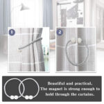 MAGNETIC CURTAIN DRAPE TIE BACKS ROPE(PACK F 2 ) - Image 2