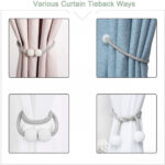 MAGNETIC CURTAIN DRAPE TIE BACKS ROPE(PACK F 2 ) - Image 3