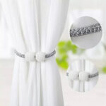 MAGNETIC CURTAIN DRAPE TIE BACKS ROPE(PACK F 2 ) - Image 4