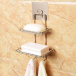 WALL MOUNTED DOUBLE LAYER SOAP DISH HOLDER - Image 3