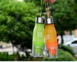 650ML PLASTIC H20 WATER BOTTLE WITH FRUIT INFUSER - Image 2