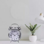 SILVER TWIN BELL ALARM CLOCK