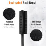 SILICONE BATH BRUSH LONG HANDLE - Image 3