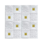 3D Foam Wall Stickers golden brick