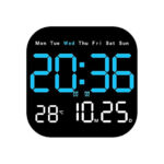 SQUARE DIGITAL WALL CLOCK