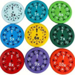 MATH FIDGET SPINNER ( 9 PCS SET)