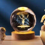 3D Crystal Ball Night Lamp(EIK) (6 cm)